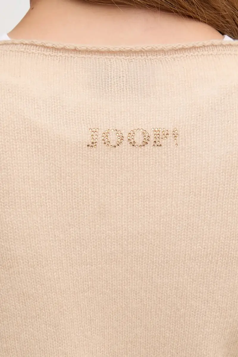 maglione in cachemirie donna colore beige 30047487 miniatura 5