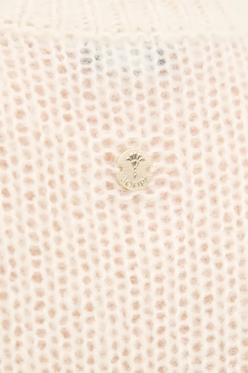 maglione in lana donna colore beige 30044779 10015666 miniatura 5