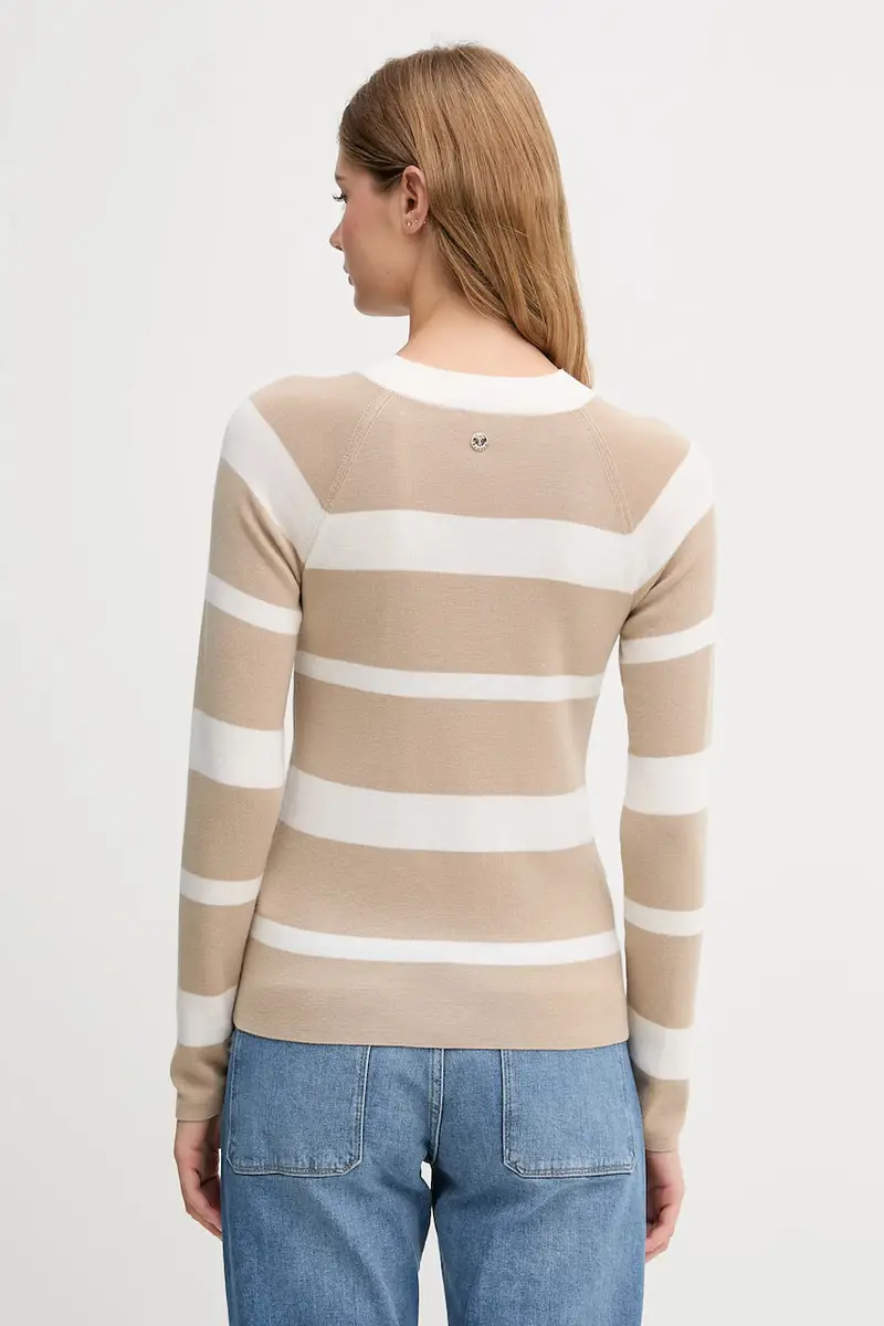 maglione in lana donna colore beige 30047626 miniatura 3