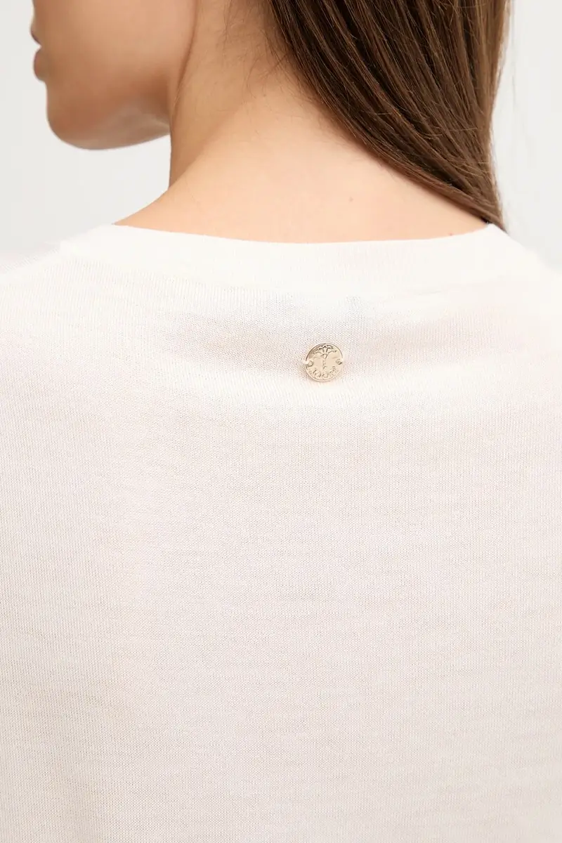 maglione in lana donna colore beige 30047627 miniatura 5