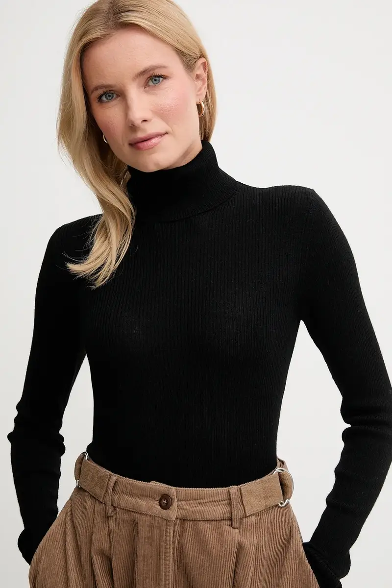 maglione in lana donna colore nero 30049422 miniatura 4