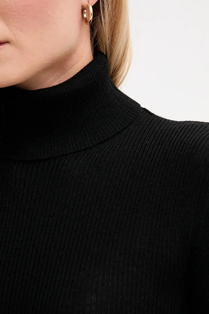 maglione in lana donna colore nero 30049422 miniatura 5