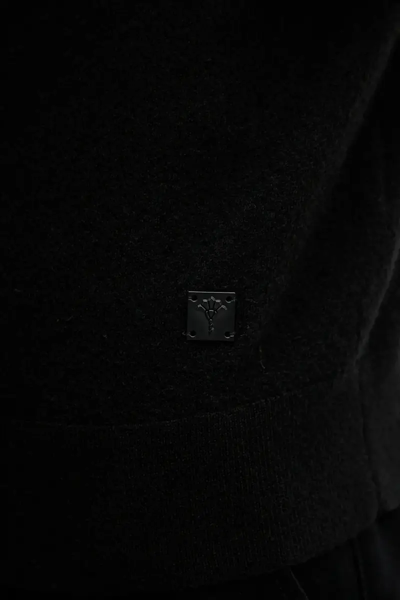 maglione in lana uomo colore nero 30047380 miniatura 5