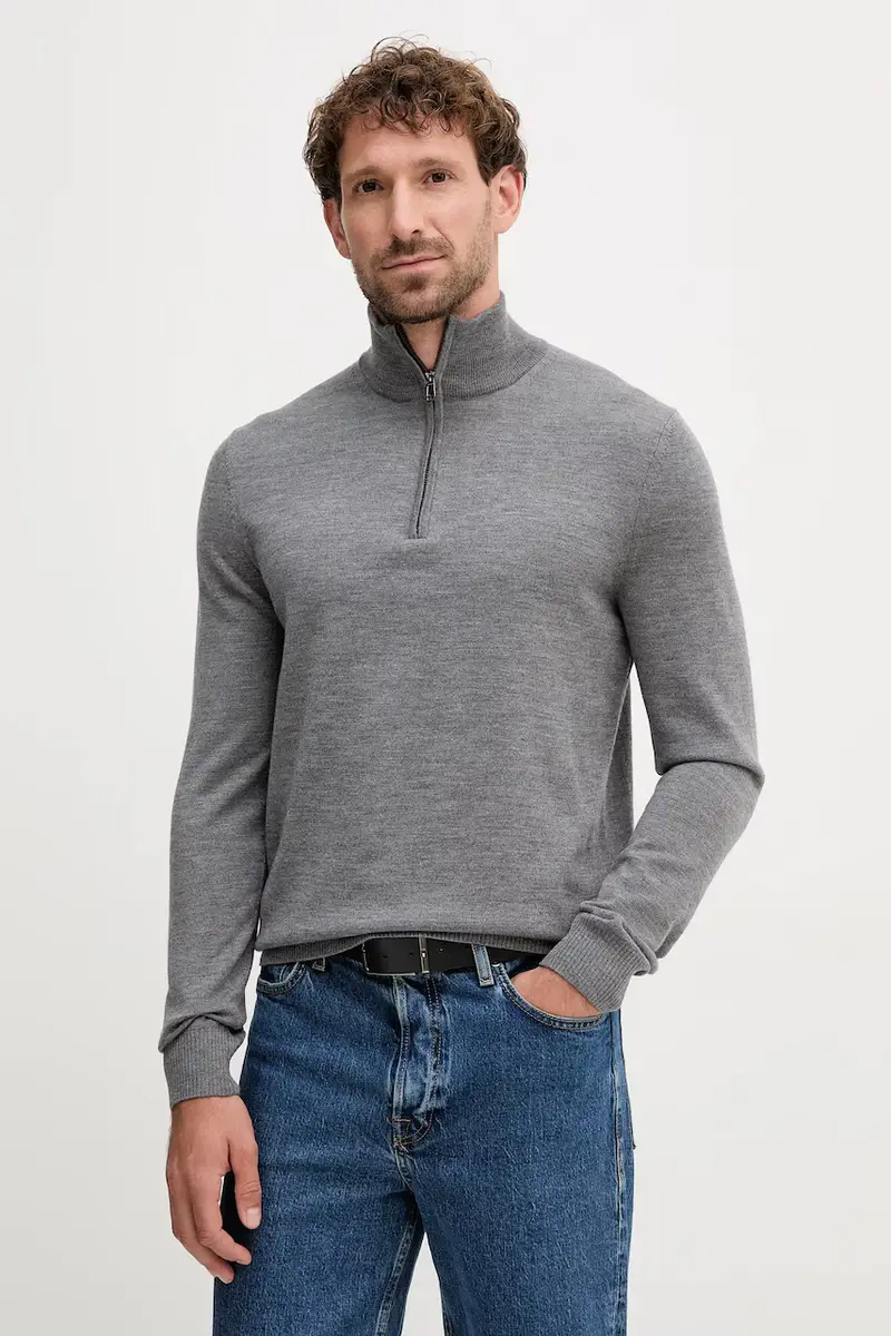 maglione in lana uomo colore verde Grigio