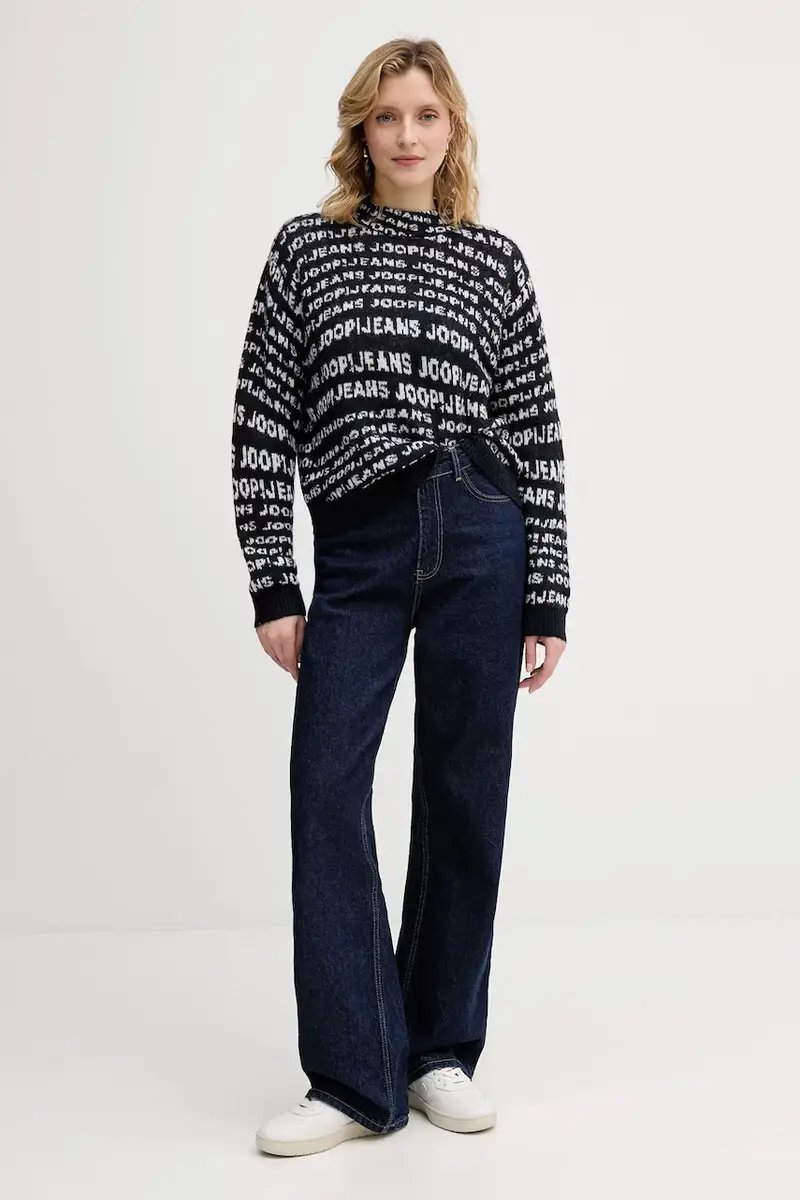 maglione in misto lana Nero miniatura 2