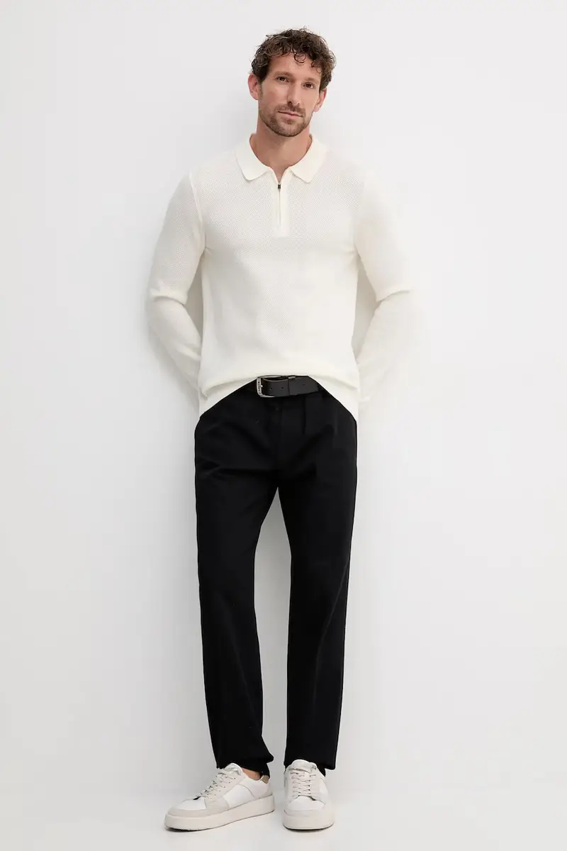 maglione uomo colore beige 30046919 miniatura 2