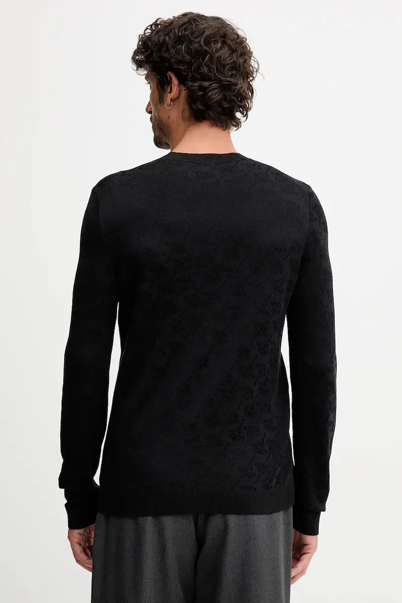 maglione uomo colore nero 30047704 miniatura 3