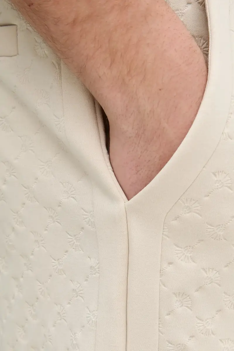 pantaloncini uomo colore beige 30045561 miniatura 4