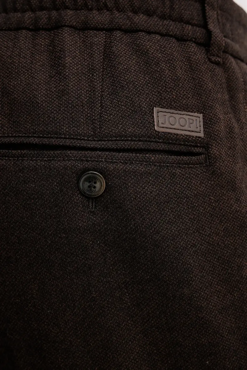 pantaloni con lana Marrone miniatura 4