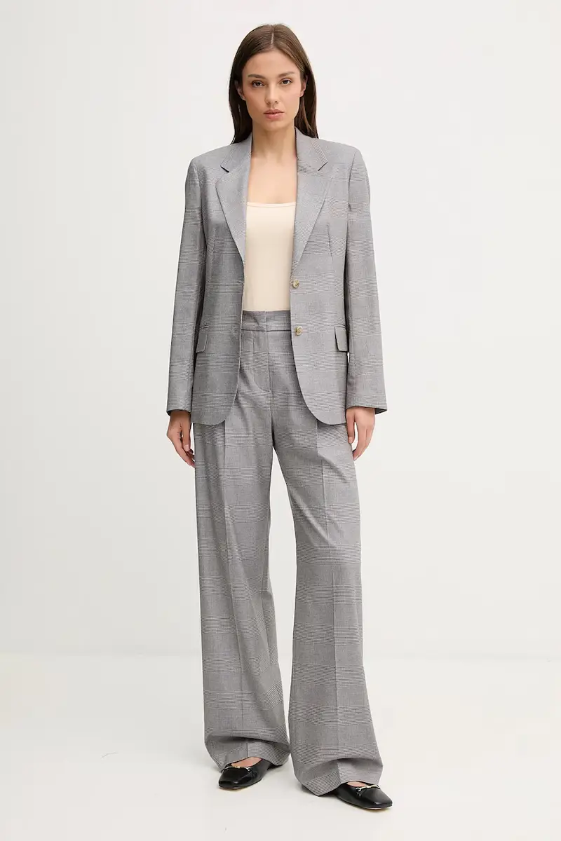 pantaloni donna colore grigio 30047916 miniatura 2