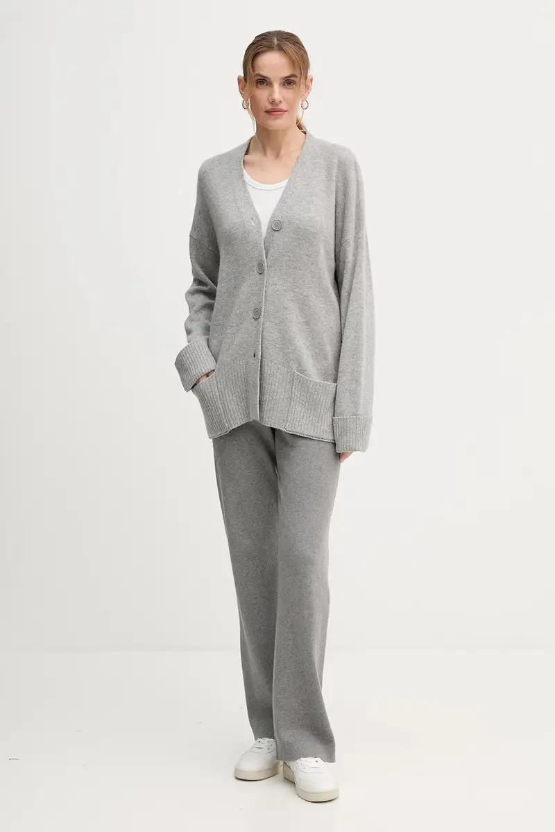 pantaloni donna colore grigio 30048478 miniatura 2