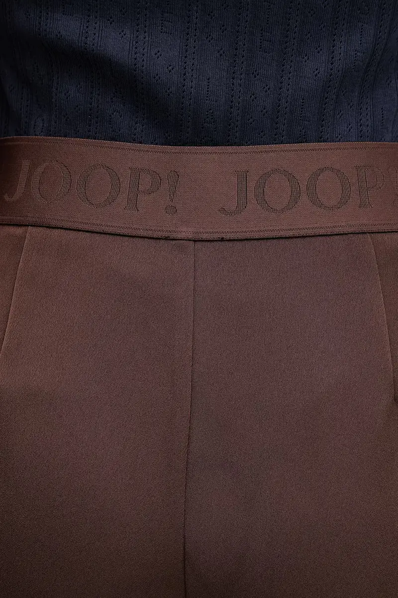 pantaloni donna colore marrone 30048199 miniatura 4