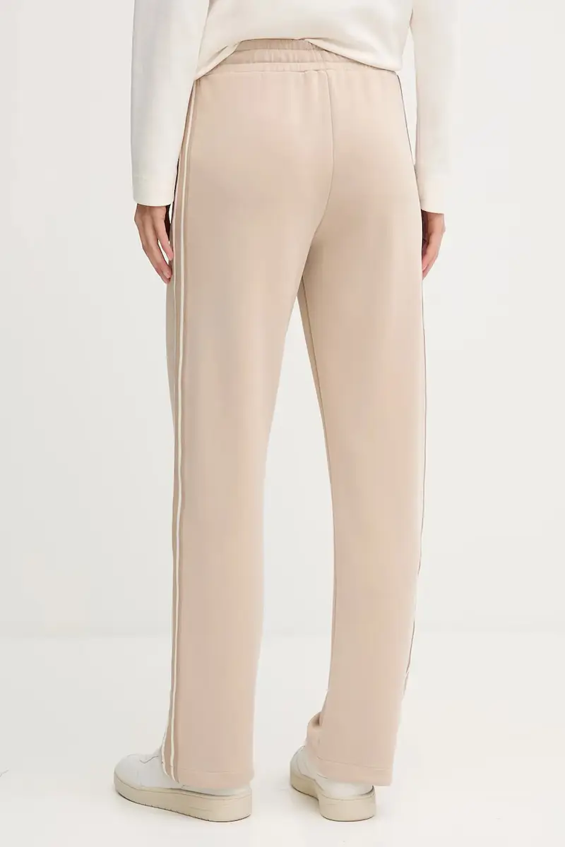 pantaloni tuta donna colore beige con applicazione 30047774 miniatura 3