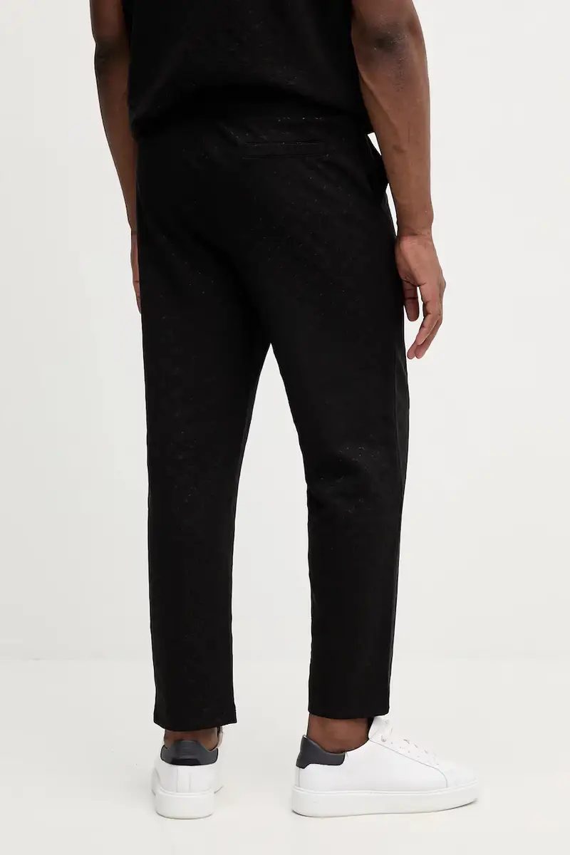 pantaloni tuta uomo colore nero 30046983 miniatura 3