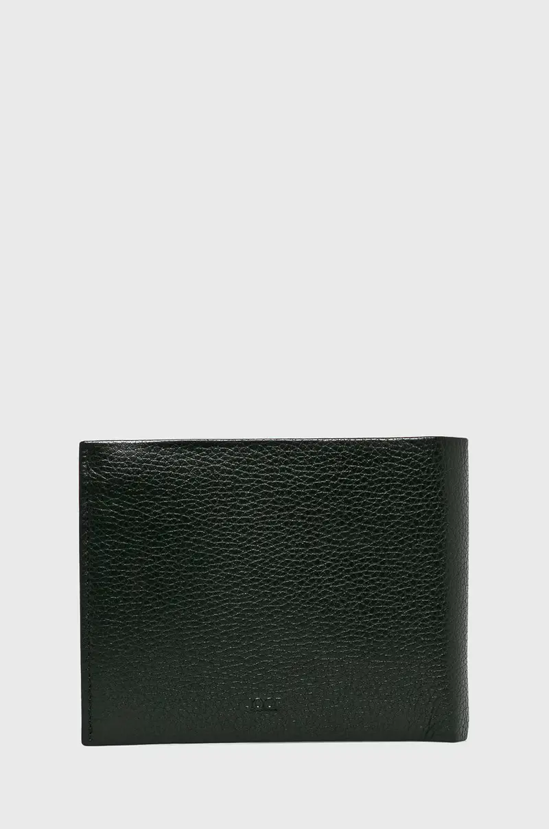 portafoglio in pelle Nero miniatura 3