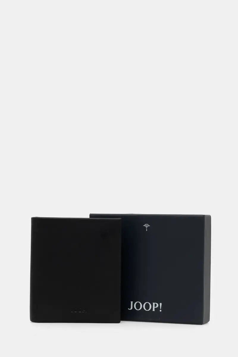 portafoglio in pelle Nero miniatura 4