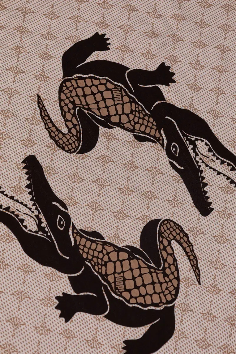 Joop! Joop! Sciarpa marrone con motivo miniatura 2