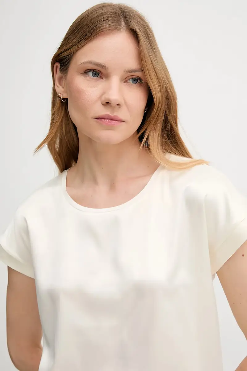 Joop! T-shirt Donna Beige 3572084 miniatura 4