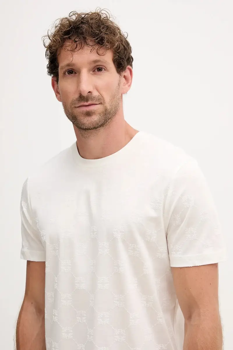 Joop! T-shirt Uomo Beige 3572210 miniatura 4