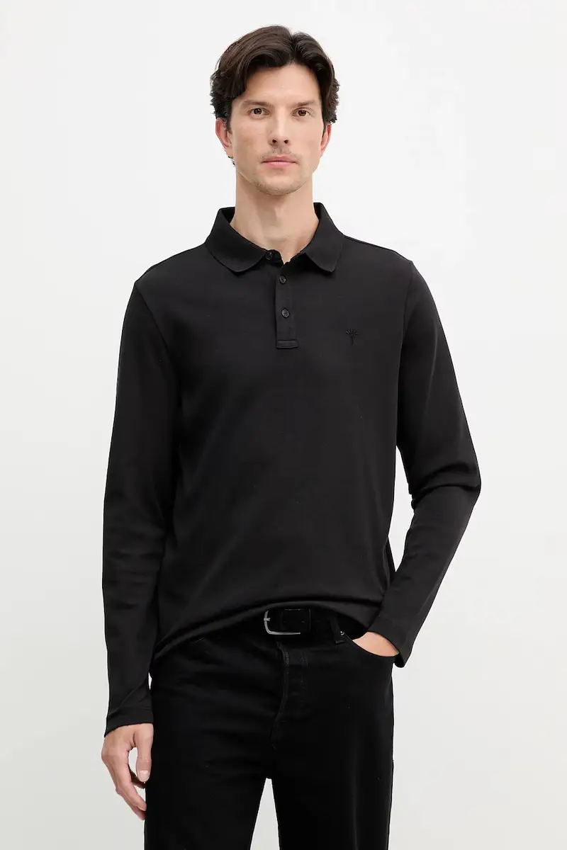 top a maniche lunghe in cotone colore nero 30047432