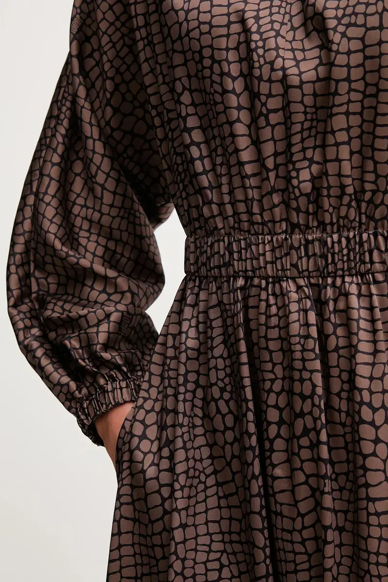 vestito colore marrone 30048634 miniatura 5