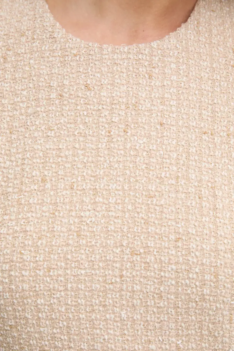 vestito in lana colore beige 30047956 miniatura 5