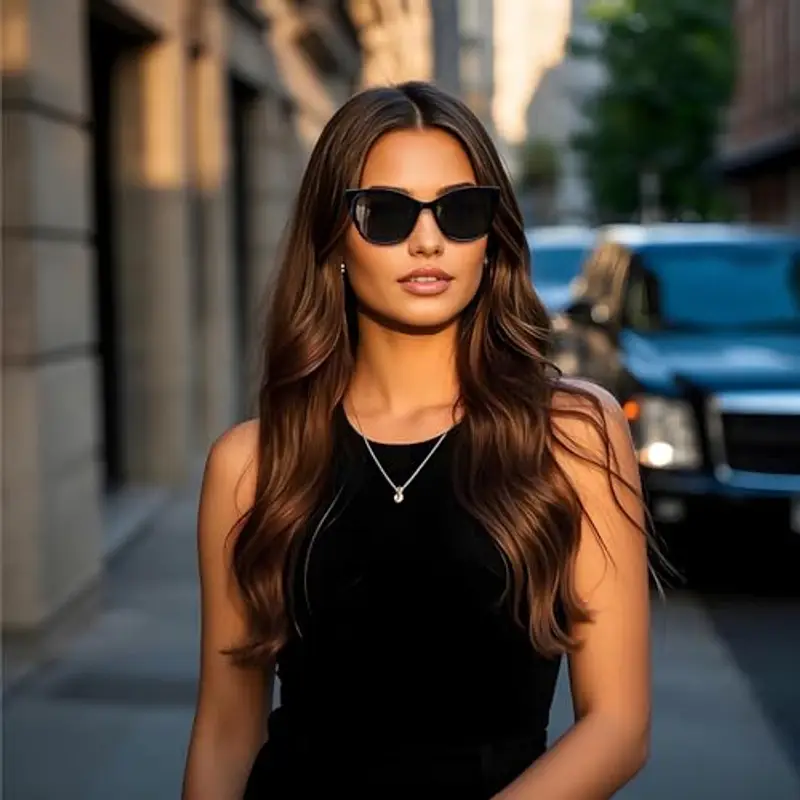 Joopin Occhiali da sole Donna Nero 1606858 miniatura 2