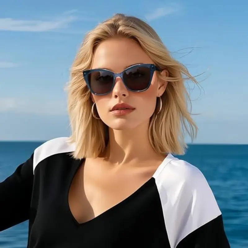 Joopin Occhiali da sole Donna Nero 1606865 miniatura 2