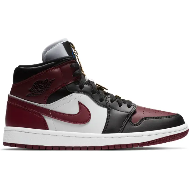 1 Mid Donna - Sneakers Nero -, Sintetico Black