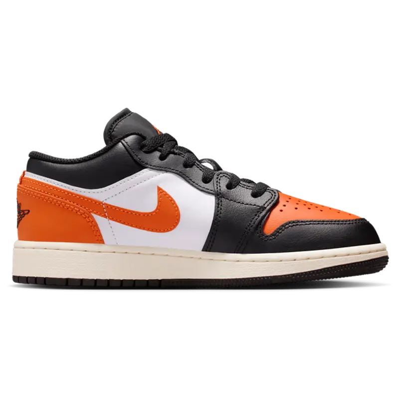 Jordan Aj1 Low unisex Scarpe - Nero - Pelle - Foot Locker