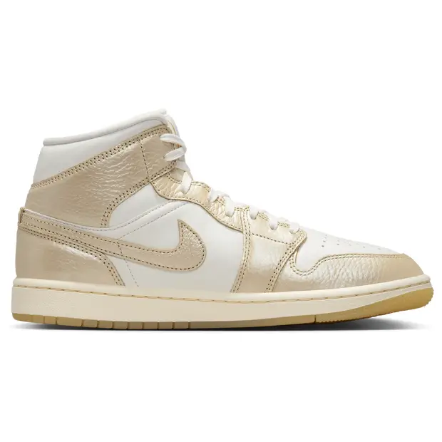 Aj1 Mid Donna - Sneakers Bianco - .5 - Rete/Sintetico White
