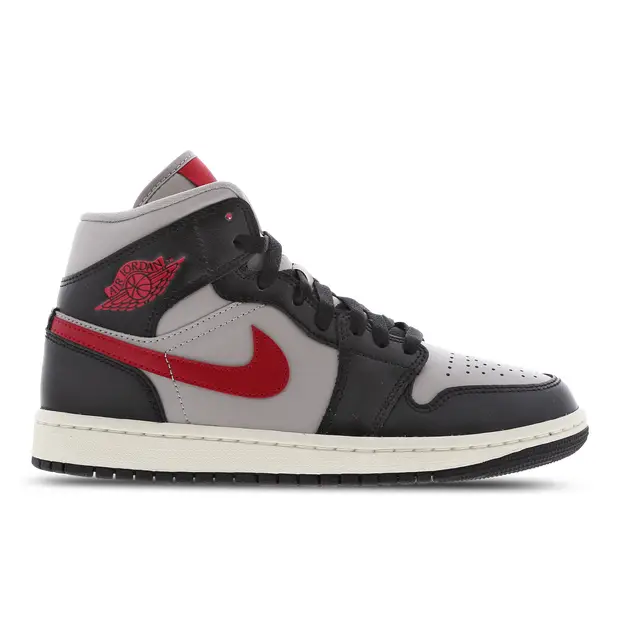 Aj1 Mid Donna - Sneakers Nero - 5 - Pelle Black