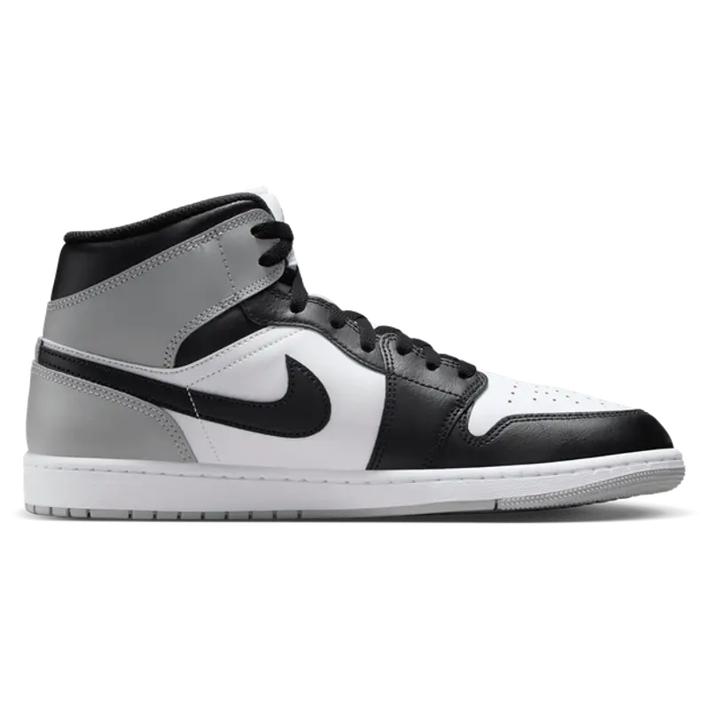 Jordan Aj1 Mid male Scarpe - Bianco - Cuoio, Sintetico - Foot Locker
