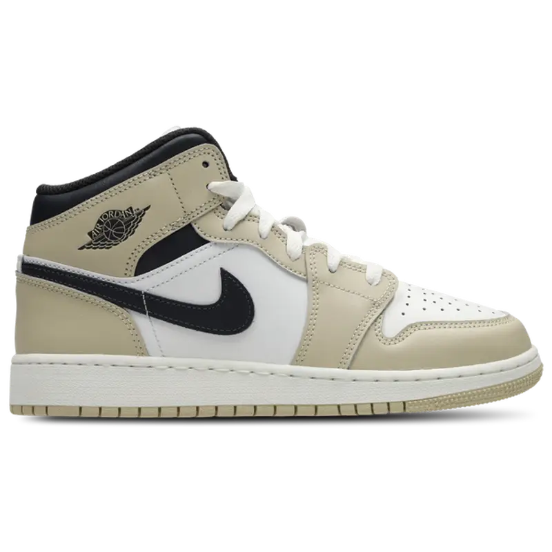 Jordan Aj1 Mid unisex Scarpe - Bianco - Pelle - Foot Locker