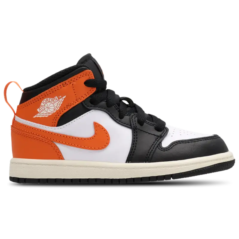 Jordan Aj1 Mid unisex Scarpe - Bianco - Pelle - Foot Locker