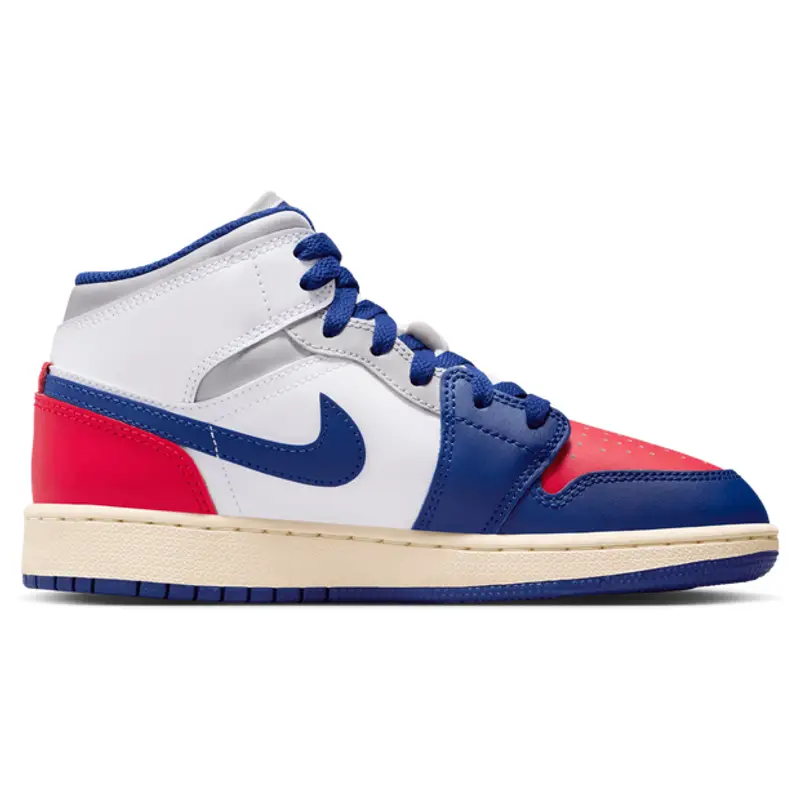 Jordan Aj1 Mid unisex Scarpe - Bianco - Rete/Sintetico - Foot Locker