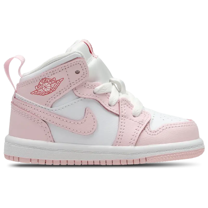 Jordan Aj1 Mid unisex Scarpe - Rosa - Cuoio - Foot Locker
