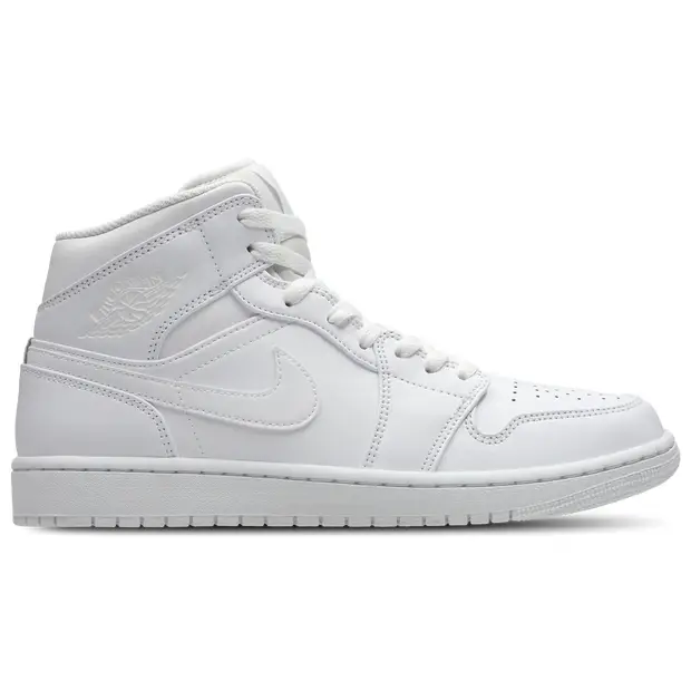 Aj1 Mid Uomo - Sneakers Bianco - , Sintetico White