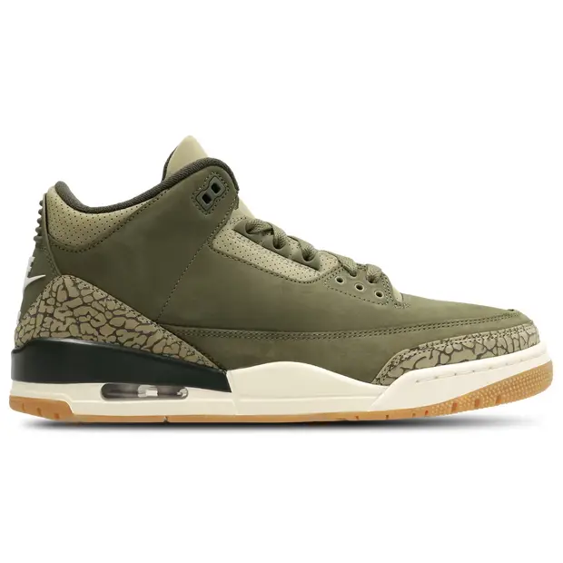 Aj3 Retro Uomo - Sneakers Olivo - .5 - Pelle Olive