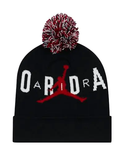 Jordan Big Boys Pom Beanie 2 Pezzi Set, B(9a0869-023)/W, 8 miniatura 2