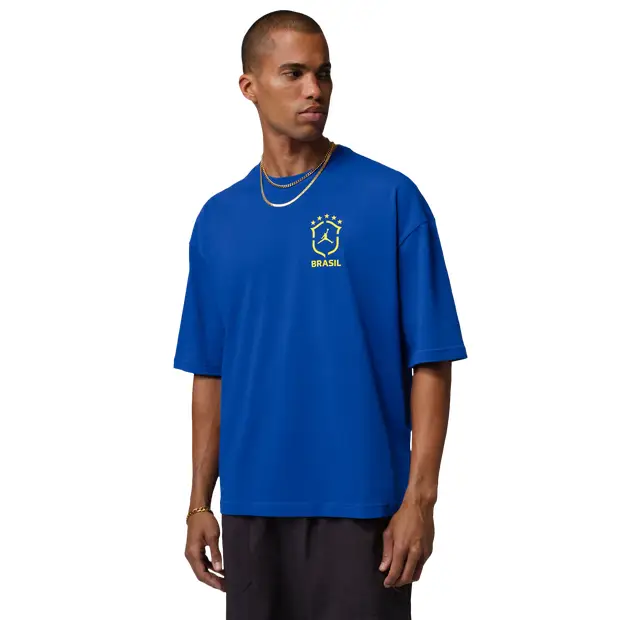 Brazil Uomo - Felpe Blu - di cotone Blue