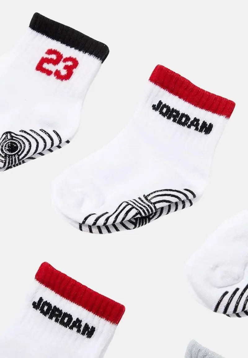 Calzini (6 paia) bianchi da neonato miniatura 2