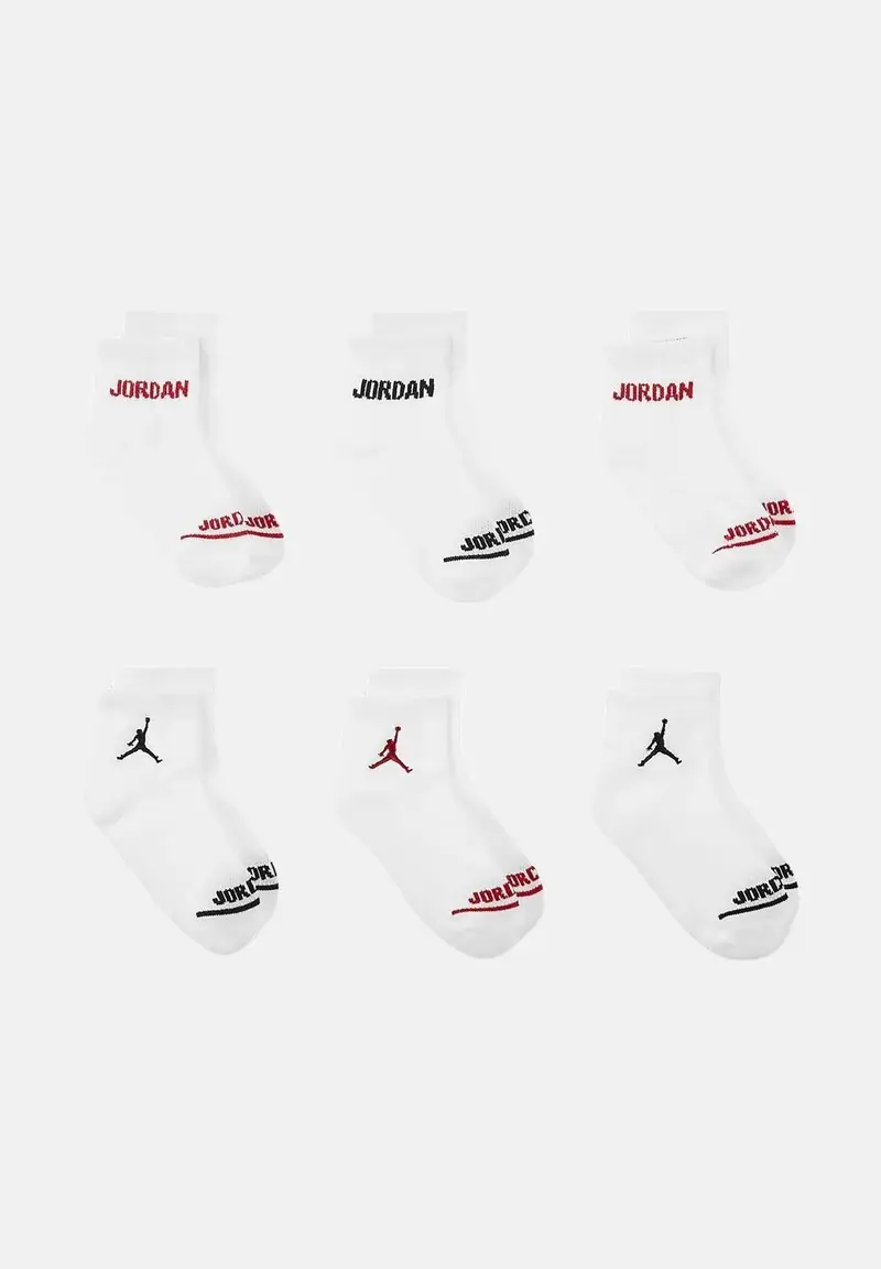 JORDAN Calzini (6 paia) LEGEND ANKLE bianchi per bambino e bambina