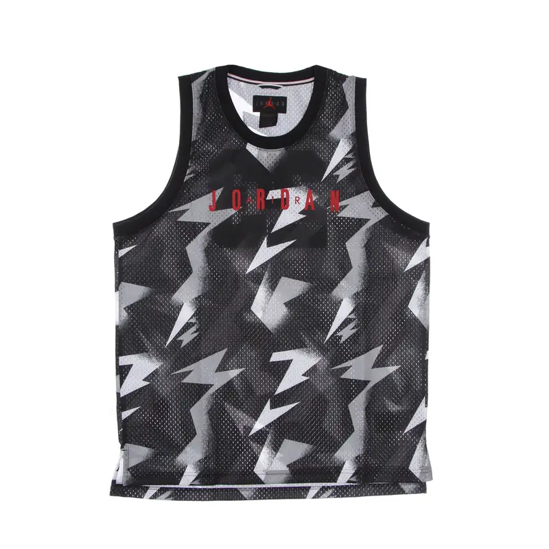 Canotta Tipo Basket Uomo Jumpman All Over Print Jersey Black