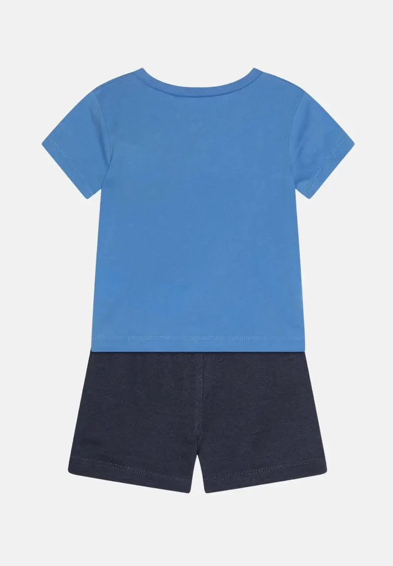 JORDAN Completino azzurro e blu da neonato con stampa logo Jumpman miniatura 2