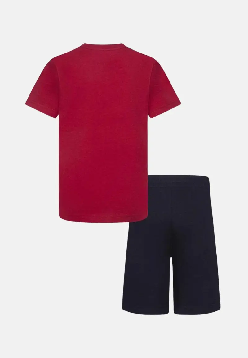 Completino rosso e nero da bambino con stampa logo Jumpman miniatura 2