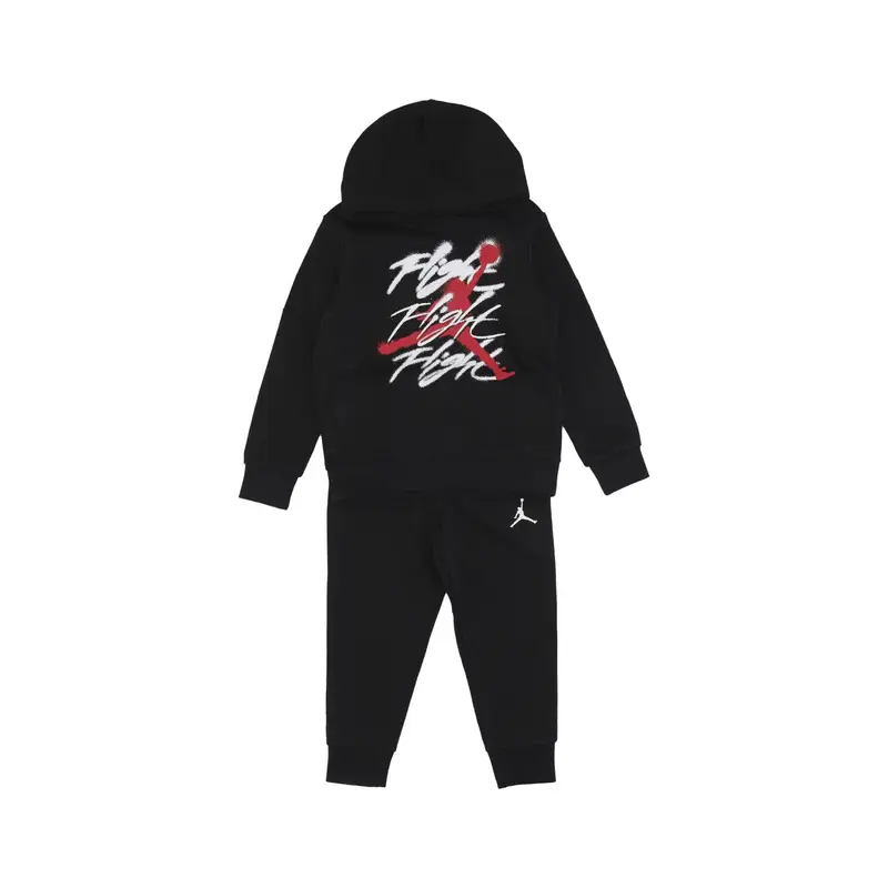 Completo Tuta Bambino Flight Spray Po Hoodie Black