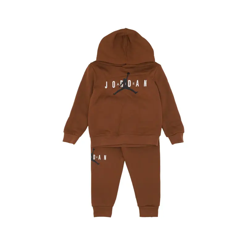 Completo Tuta Bambino Sustainable Po Hoodie Set Light British Tan