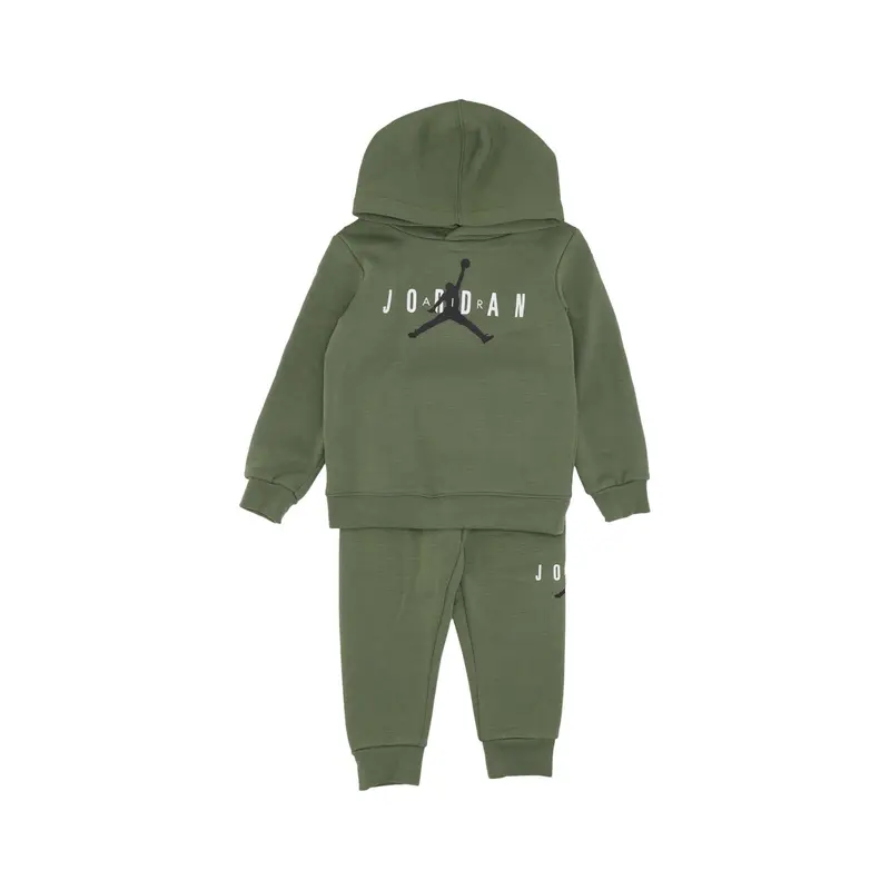 Completo Tuta Bambino Sustainable Po Hoodie Sky J/lt Olive