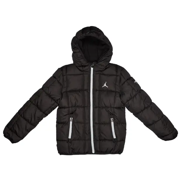Essential Midweight Puffer Bambini - Giacche Nero - Woven Black